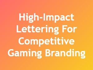 Dominate with Bold Gaming Brand Fonts