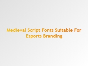 Ancient Gamer Scripts: Gothic Fonts for Esports